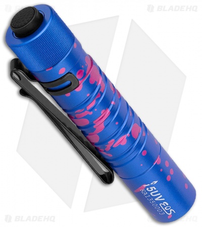 Olight i5UV EOS Mono-Output Ultraviolet Light Blue/Pink Aluminum (1500mW)