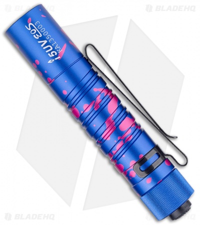 Olight i5UV EOS Mono-Output Ultraviolet Light Blue/Pink Alum