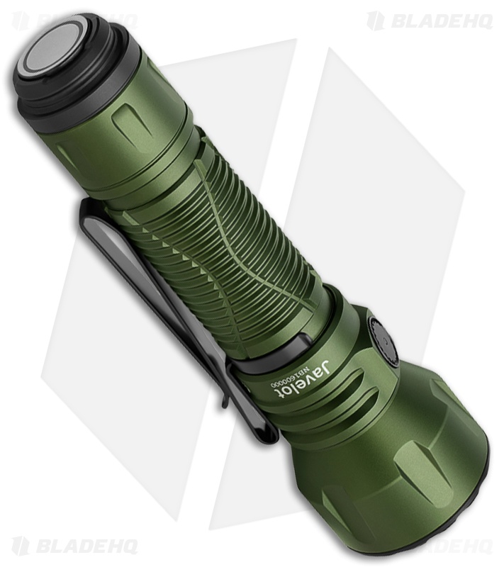 送料無料 通販 ファッション Javelot Olight Long Aluminum Green OD Flashlight Range アイドルグッズ