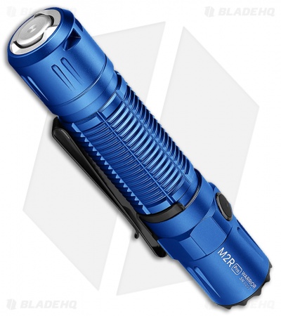 Olight M2R Pro Limited Edition Warrior Rechargeable Blue Flashlight (1800lm)