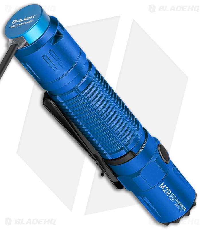 Olight M2R Pro Limited Edition Warrior Rechargeable Blue Flashlight