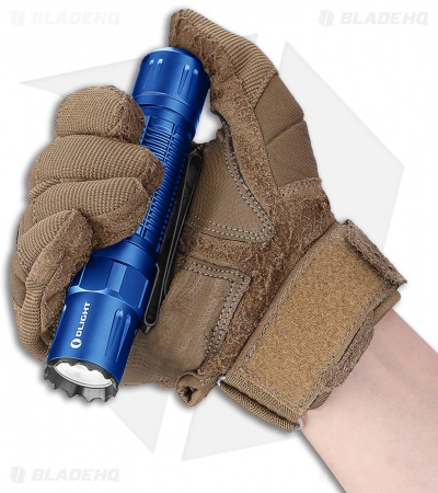 Olight M2R Pro Limited Edition Warrior Rechargeable Blue Flashlight (1800lm)