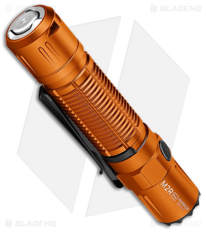 Olight M2R Pro Limited Edition Orange Flashlight (1800lm) - Blade HQ