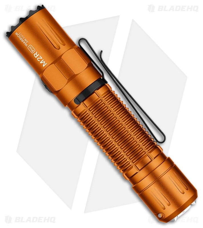 Olight M2R Pro Limited Edition Orange Flashlight (1800lm) - Blade HQ