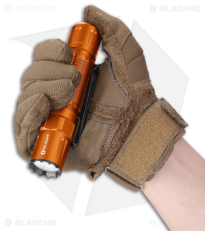 Olight M2R Pro Limited Edition Orange Flashlight (1800lm) - Blade HQ