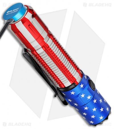 OLIGHT M2R Pro WARRIOR ハンディライト Olight M2R Pro Warrior Tactical Flashlight American Flag (1800