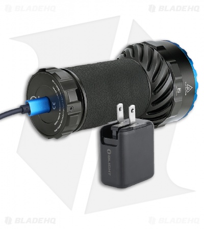 Olight Marauder 2 Flashlight Black Aluminum (14,000 Lumens) - Blade HQ