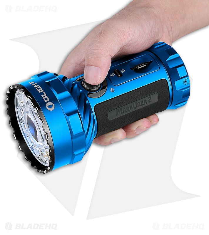 Olight Marauder 2 Limited Edition Flashlight Blue Aluminum Olight Marauder 2 Limited Edition Flashlight Blue Aluminum