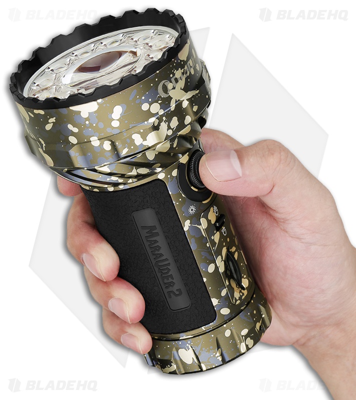 Olight Marauder 2 Desert Camo Flashlight Aluminum (14,000 Lumens)