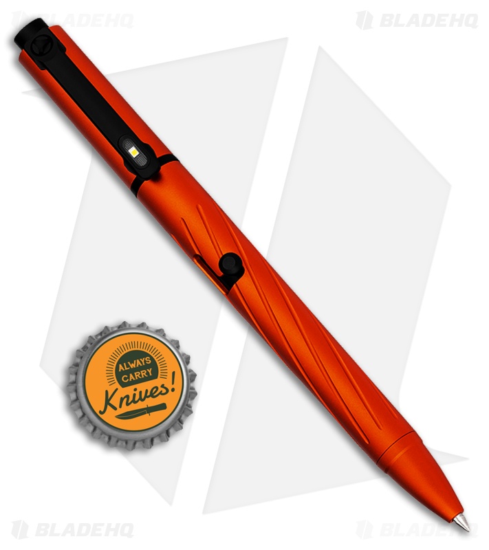 Olight O'Pen Pro Flashlight w/ Green Laser Pointer Pen Orange (120 Lumens)