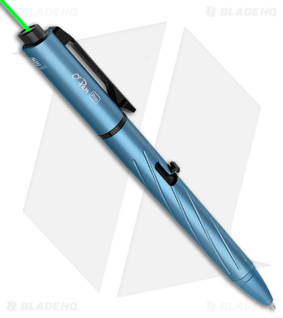 Olight O'Pen Pro Flashlight w/ Green Laser Pointer Pen Lake Blue (120 Lumens)