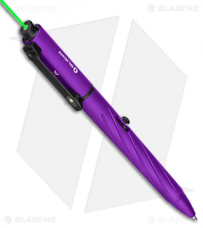 Olight O'Pen Pro Flashlight w/ Green Laser Pointer Pen Purple (120 Lumens)