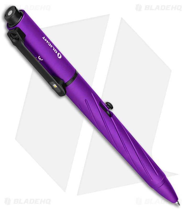 Olight O'Pen Pro Flashlight w/ Green Laser Pointer Pen Purple (120 Lumens)