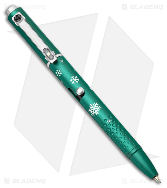 Olight Open Glow LED機能付多機能ペン スノーフレークグリーン Olight O'Pen Pro Flashlight + Pen Snowflake Green 120 Lumens