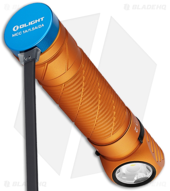 Olight Perun 2 Rechargeable Flashlight Cool LED Orange (2500 Lumens)