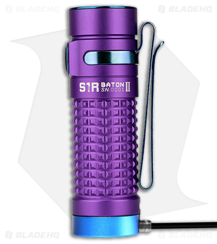 Olight S1R Baton II Recharge Flashlight | Purple | Blade HQ