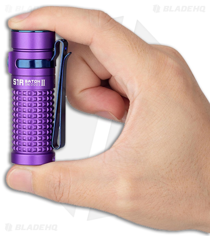Olight S1R Baton II Recharge Flashlight | Purple | Blade HQ
