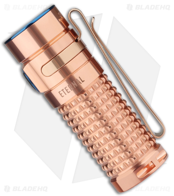 copper flashlight rechargeable ReyLight Triple Dawn on functionality for quick Copper Flat Flashlight