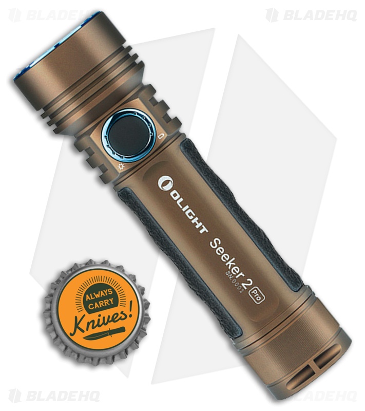 Olight Seeker 2 Pro | Desert Tan Flashlight | 3200 Lumens