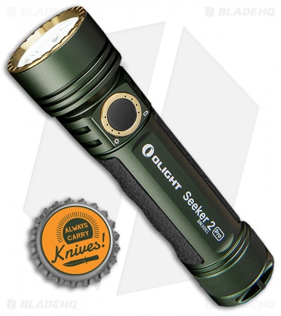 Olight Seeker 2 Pro OD Green Rechargeable Flashlight (3200 Lumens)