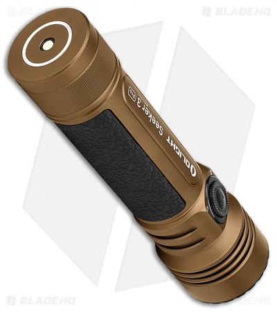 Olight Seeker 3 Pro Desert Tan Rechargeable Flashlight (4200 Lumens)