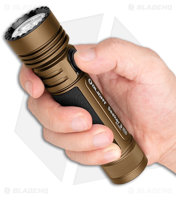 Olight Seeker 3 Pro | Desert Tan Flashlight | 3200 Lumens