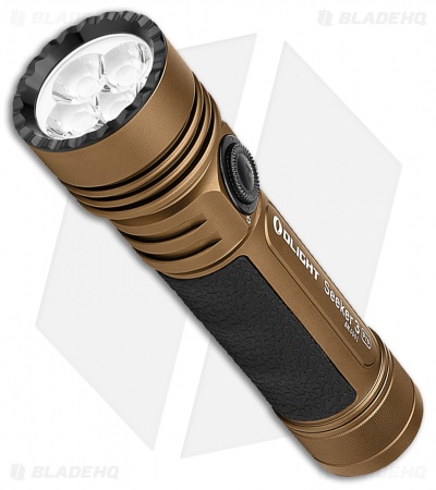 Olight Seeker 3 Pro Desert Tan Rechargeable Flashlight (4200 Lumens)