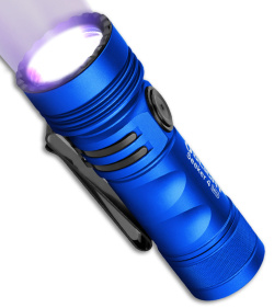 ⭐️新品未開封⭐️Olight Seeker 4 Mini ブルー　CW(昼光色) OLIGHT Seeker 4 Mini Rechargeable EDC Flashlight with 365nm