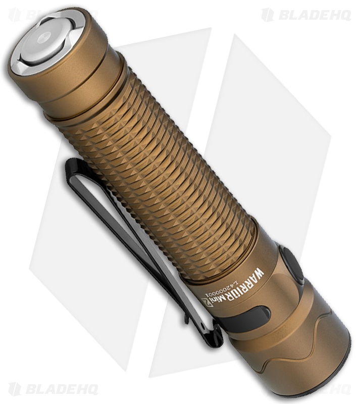 Olight Warrior Mini 2 Flashlight - Desert Tan - Blade HQ