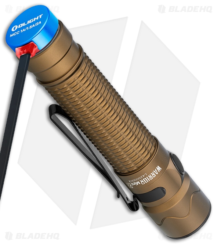 Olight Warrior Mini 2 Flashlight - Desert Tan - Blade HQ