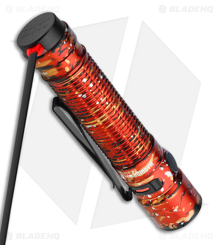 Olight Warrior Mini 2 Flashlight Lava Camo Alum - Blade HQ