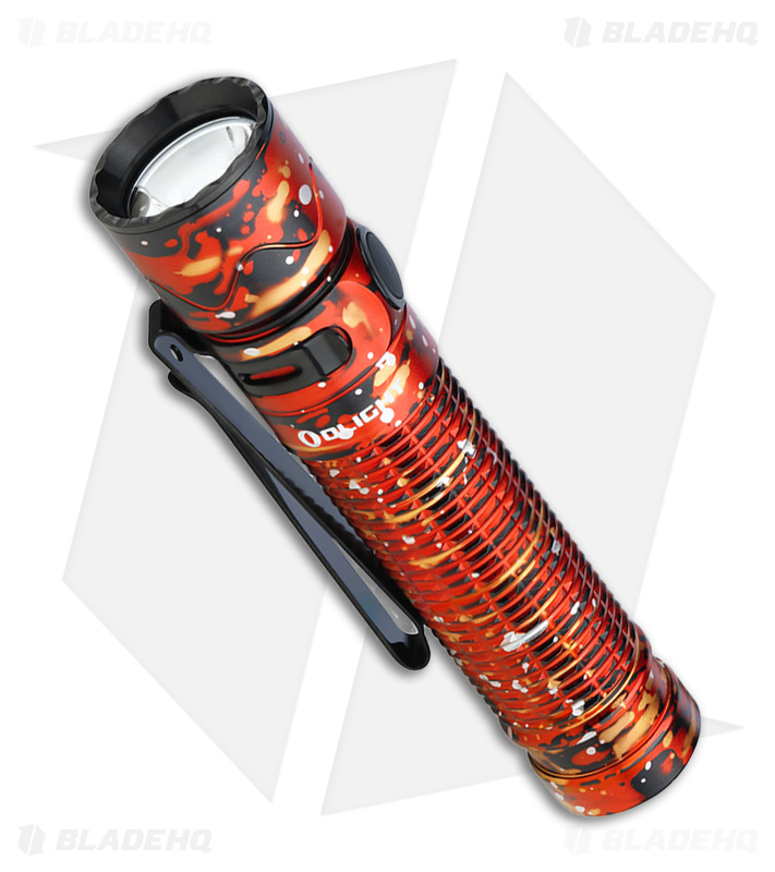 Olight Warrior Mini 2 Flashlight Lava Camo Alum - Blade HQ