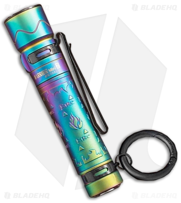 Olight Warrior Mini 2 Ti Flashlight - Fire - Blade HQ