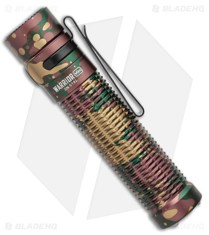 ほいさん Warrior Mini 迷彩色 MAX1500lumen Olight Warrior Mini - Rechargeable Flashlight | Camo | 1500