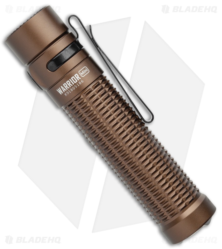 Olight Warrior Mini Rechargeable Flashlight Desert Tan (1500 Lumens)