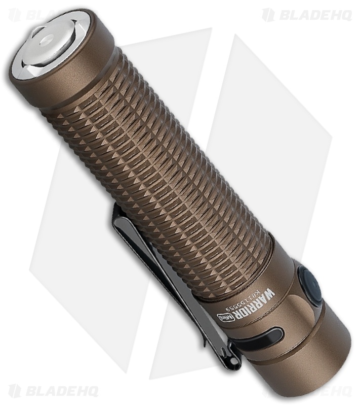 Olight Warrior Mini Rechargeable Flashlight Desert Tan (1500 Lumens)