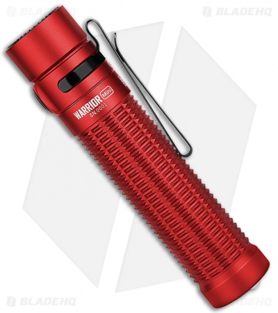 Olight Warrior Mini Limited Edition Rechargeable Red Flashlight (1500 Lumens)