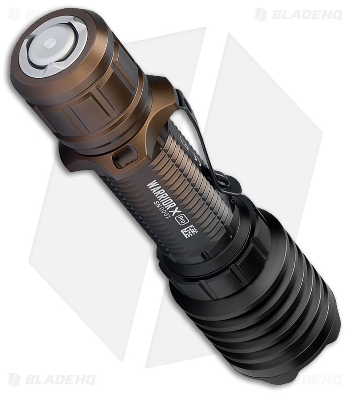 Olight Warrior X Pro Flashlight Desert Sunset (2100 Lumens) - Blade HQ