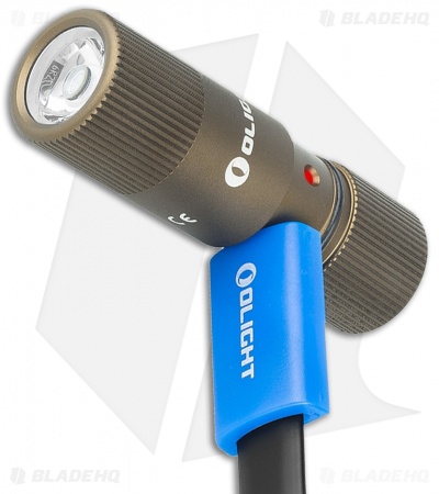 Olight i1R 2 EOS  Rechargeable LED Keychain Flashlight Desert Tan (150 Lumens)