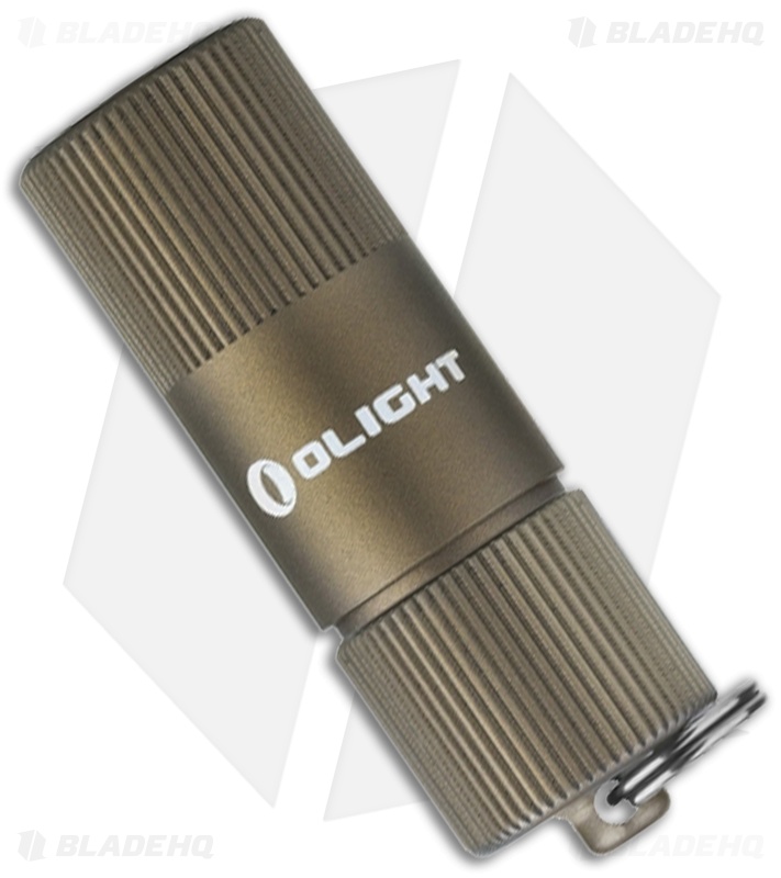 Olight i1R 2 EOS  Rechargeable LED Keychain Flashlight Desert Tan (150 Lumens)