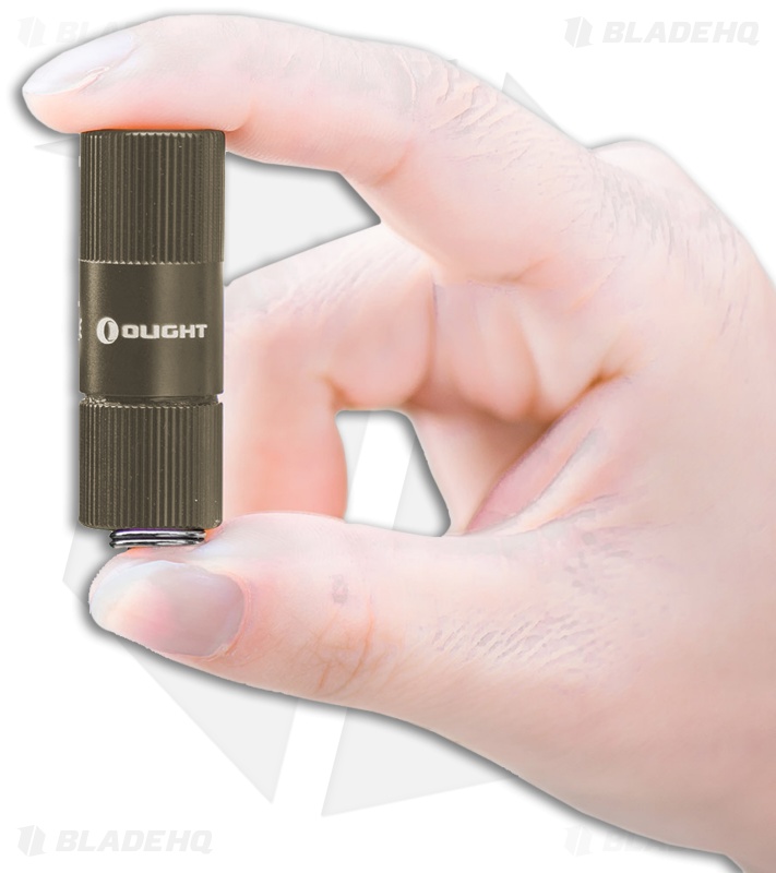 Olight i1R 2 EOS  Rechargeable LED Keychain Flashlight Desert Tan (150 Lumens)