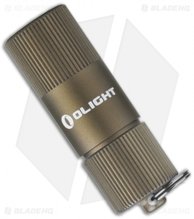 Olight i1R 2 EOS  Rechargeable LED Keychain Flashlight Desert Tan (150 Lumens)
