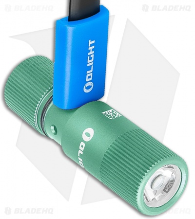 Olight i1R 2 EOS Rechargeable LED Keychain Flashlight Mint Green (150 Lumens)
