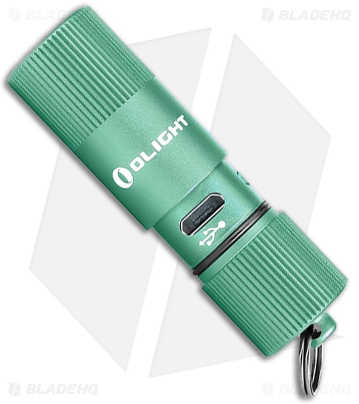 Olight i1R 2 EOS Rechargeable LED Keychain Flashlight Mint Green (150 Lumens)