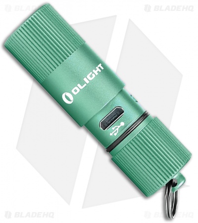 Olight i1R 2 EOS Rechargeable LED Keychain Flashlight Mint Green (150 Lumens)