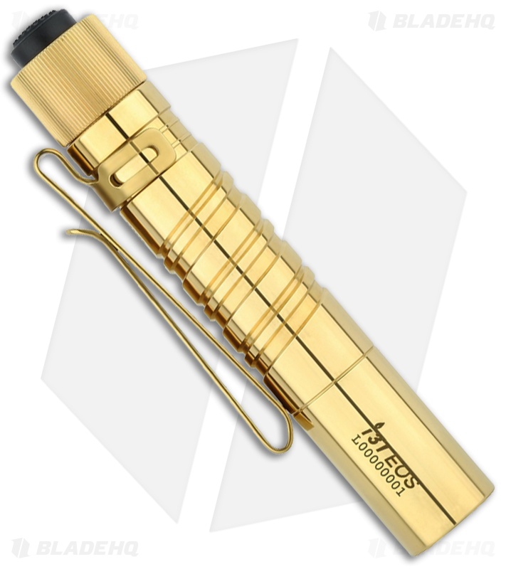 Olight I3T EOS-CU Brass Flashlight | 190 Lumens | Blade HQ