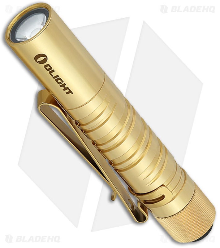 Olight I3T EOS-CU Brass Flashlight | 190 Lumens | Blade HQ