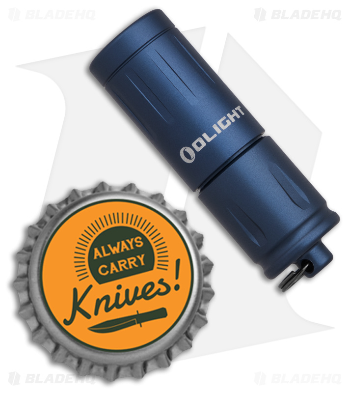Olight iXV Rechargeable LED Flashlight Coral Blue - Blade HQ
