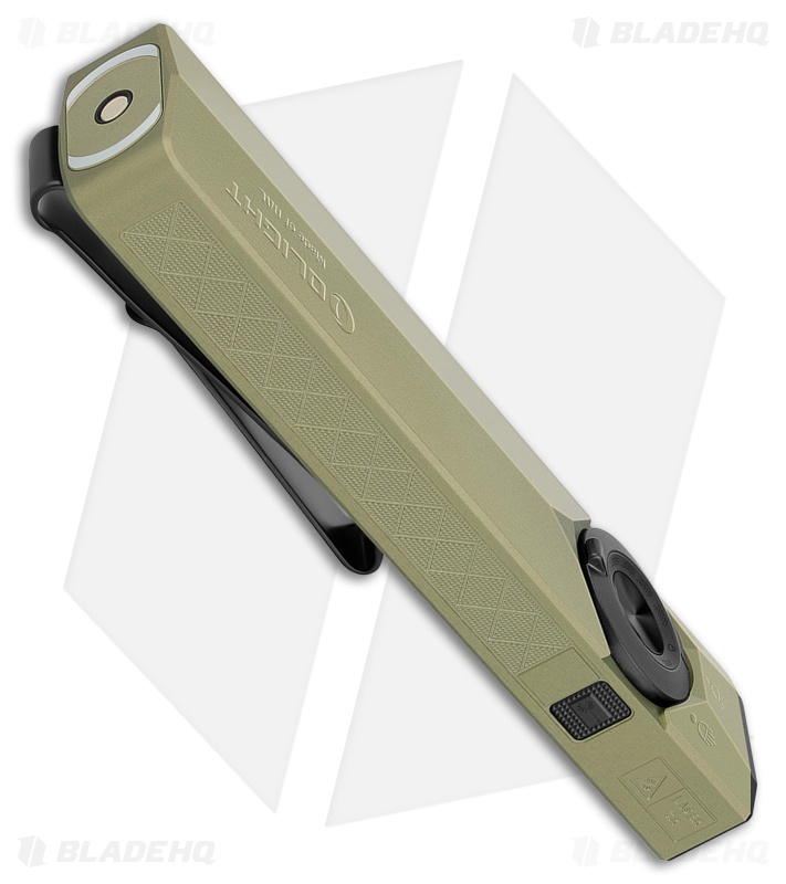 Olight ArkPro Ultra 3R Rechargeable Olive Green Flashlight (1,700 Lumens CW)