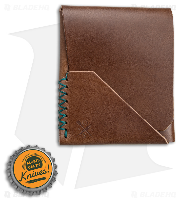 Open Sea Leather Co. Topsider Wallet Walnut - Blade HQ